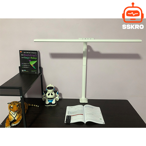 36Watt 2400LM โคมไฟตั้งโต๊ะ LED พร้อมแคลมป์ Touch And Tomote control ไฟสำนักงานขนาดใหญ่ Bright Auto Dimming สำหรับ Workbench Studio โต๊ะทำงาน จอมอนิเตอร์ คอมพิวเตอร์ สถาปนิ
