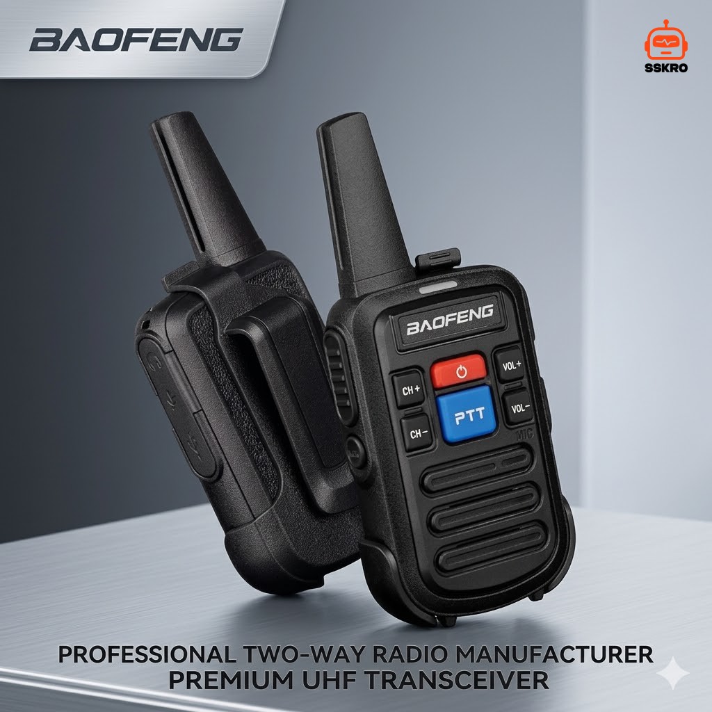 Baofeng BF-C50 วิทยุสื่อสาร ระยะ 1-3กิโลเมตร สำหรับร้านอาหาร งานก่อสร้าง โรงงาน หอพัก โรงแรม ท่องเที่ยว