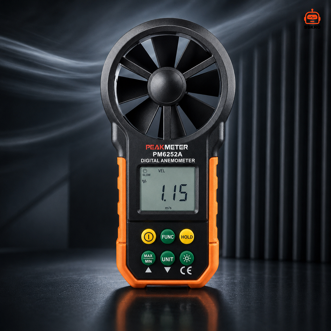 PEAKMETER PM6252A เครื่องวัดความเร็วลมและปริมาตรลมแบบดิจิทัล (Digital Anemometer)
