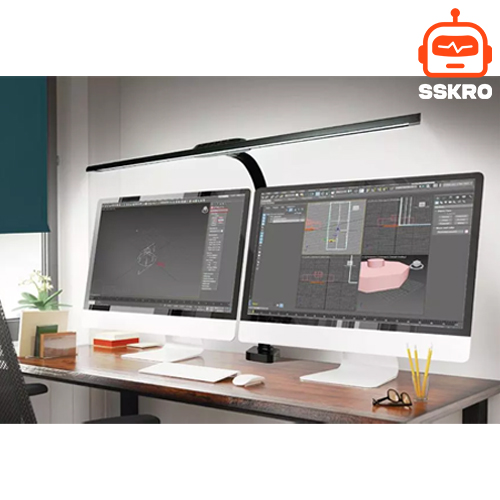 36Watt 2400LM โคมไฟตั้งโต๊ะ LED พร้อมแคลมป์ Touch And Tomote control ไฟสำนักงานขนาดใหญ่ Bright Auto Dimming สำหรับ Workbench Studio โต๊ะทำงาน จอมอนิเตอร์ คอมพิวเตอร์ สถาปนิ รุ่น/รหัส DL-H01 รูปที่ 6