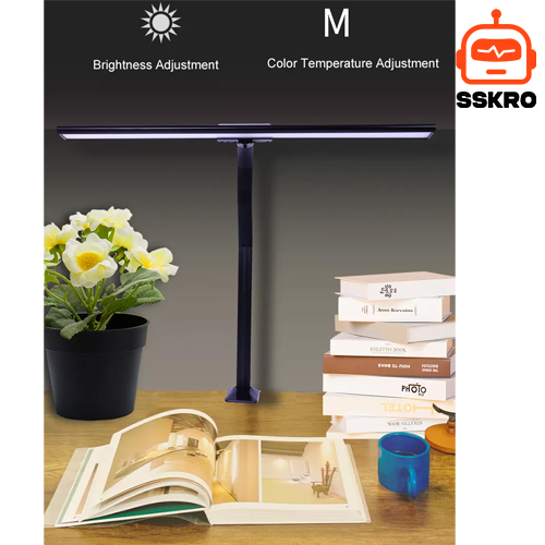 36Watt 2400LM โคมไฟตั้งโต๊ะ LED พร้อมแคลมป์ Touch And Tomote control ไฟสำนักงานขนาดใหญ่ Bright Auto Dimming สำหรับ Workbench Studio โต๊ะทำงาน จอมอนิเตอร์ คอมพิวเตอร์ สถาปนิ รุ่น/รหัส DL-H01 รูปที่ 9