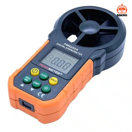 PEAKMETER PM6252A เครื่องวัดความเร็วลมและปริมาตรลมแบบดิจิทัล (Digital Anemometer) รุ่น/รหัส PM6252A รูปที่ 3
