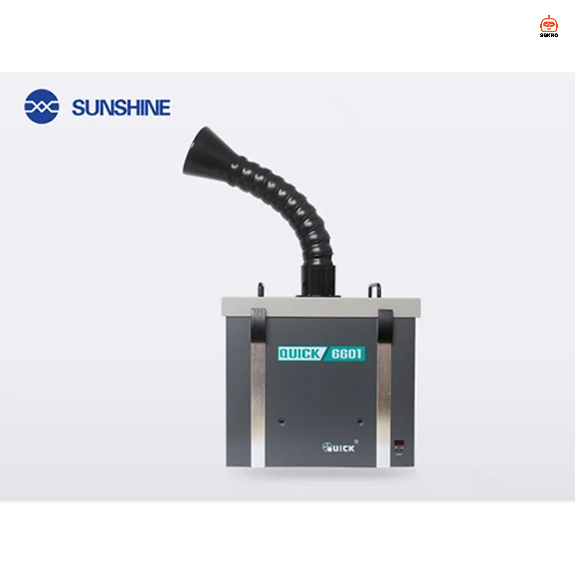 QUICK 6601 เครื่องดูดควัน แรงดัน2400Pa Fume Purifying & Filtering System Single Station รุ่น/รหัส 6601 รูปที่ 3