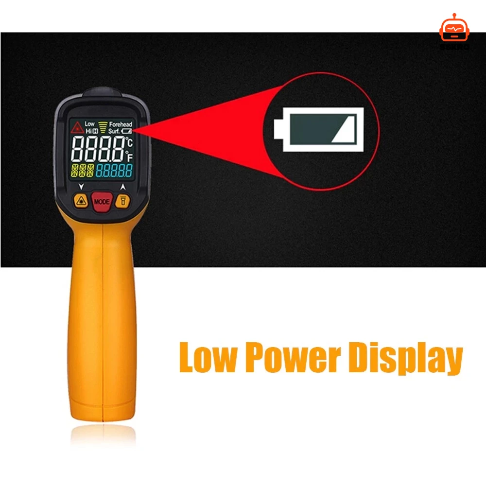 PEAKMETER PM6530D เครื่องวัดอุณหภูมิแบบอินฟราเรด (Infrared Thermometer) รุ่น/รหัส PM6530D รูปที่ 4