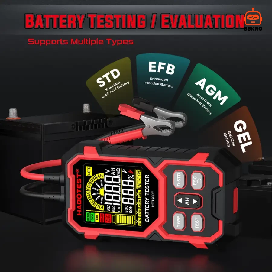 เครื่องทดสอบแบตเตอรี่อัจฉริยะ HABOTEST HT3500E Battery Tester (8-30V) รุ่น/รหัส HT3500E รูปที่ 8