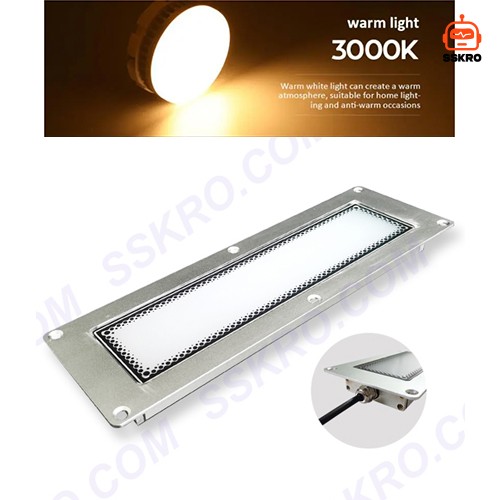 โคมไฟส่อง LED สำหรับ เครื่องแกะสลักและกัด เครื่องมือเครื่อง CNC EDM เครื่องเจาะและต๊าป ศูนย์เครื่องจักรกลซีเอ็นซี โรงงาน บ้าน ฯลฯ รุ่น/รหัส 280mm (12Watt) รูปที่ 16