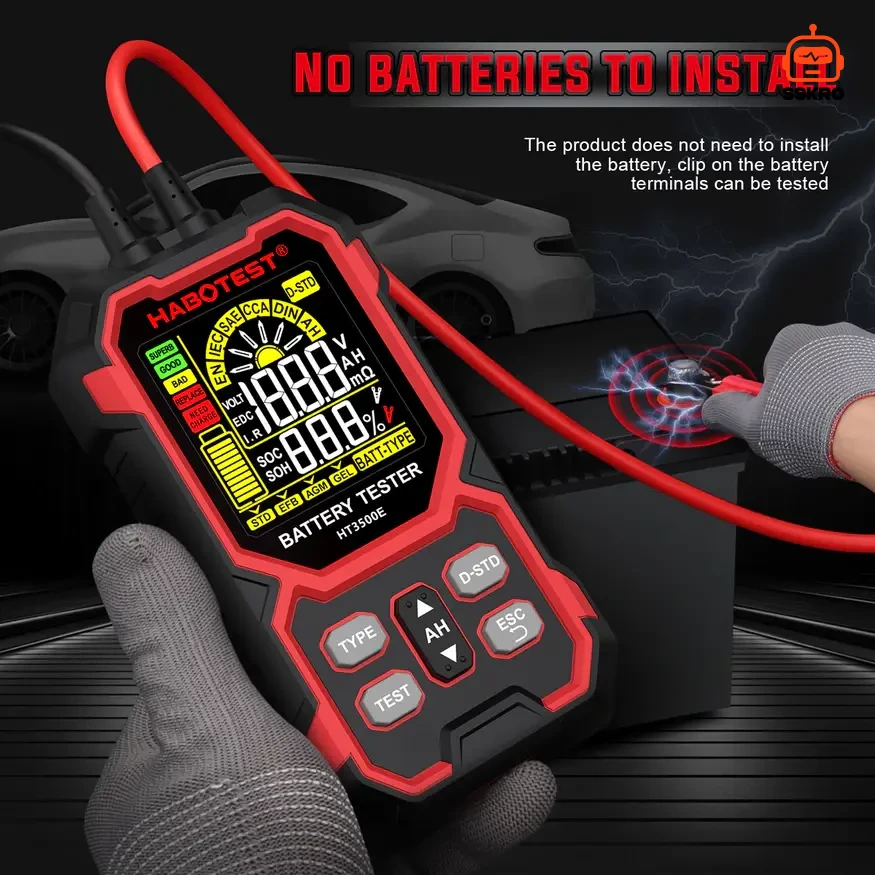 เครื่องทดสอบแบตเตอรี่อัจฉริยะ HABOTEST HT3500E Battery Tester (8-30V) รุ่น/รหัส HT3500E รูปที่ 3
